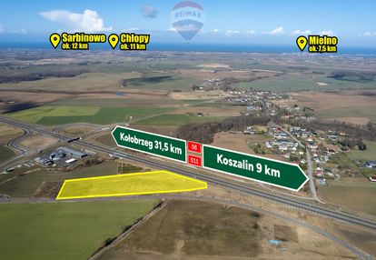 Działka inwestycyjna przy węźle drogi s6/s11!