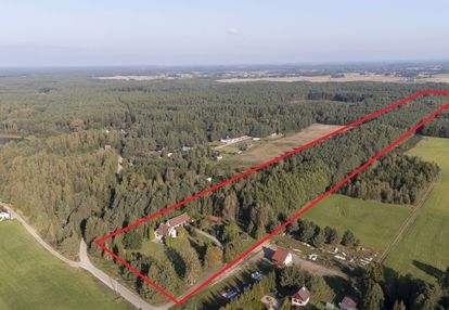 Piękna działka z domem i lasem w sercu kaszub!