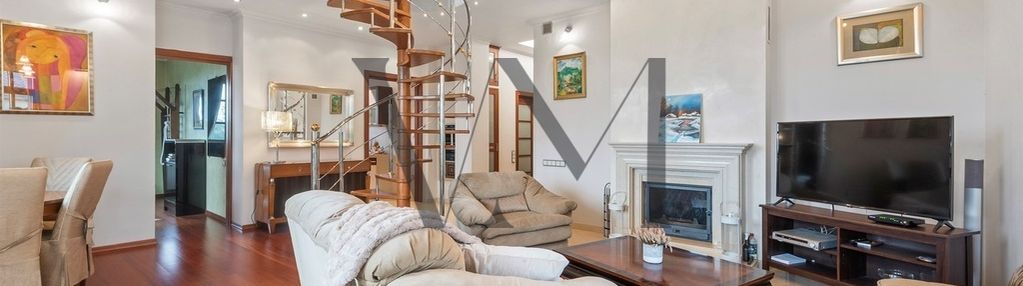 Dwupoziomowy apartament 130m2 na mokotowie