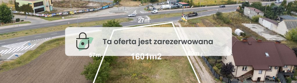 Działka pod zabudowę jednorodzinną lub usługi