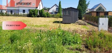 Działka wisznia mała, 1200 m², z pozwoleniem na bu