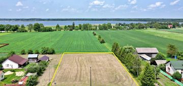 Działka budowlana 400 m od jeziora