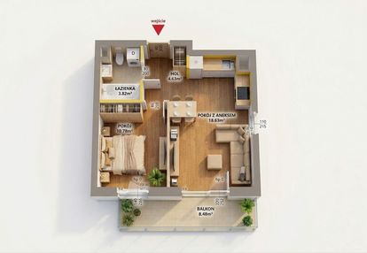 ⭐2stronne | klucze za miesiąc | balkon 8m promo⭐0%