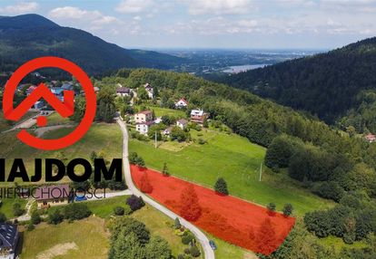 Malownicza działka pod górą żar