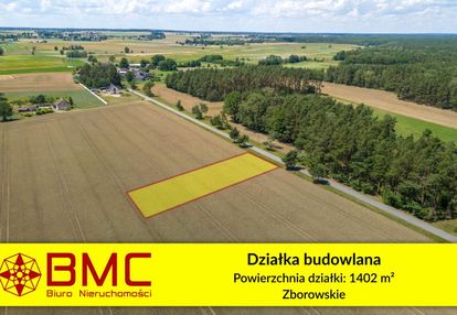 Działka budowlana zborowskie 1402 m2