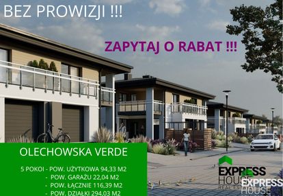 Dom typu "bliźniak" na olechowie. bez prowizji.