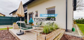 Nowoczesny dom bliźniak w zelewie gm. luzino