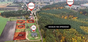Działki budowlane z wz - atanazyn, gm. szamocin
