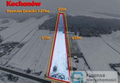 Działka rolno-budowlana z częścią leśną