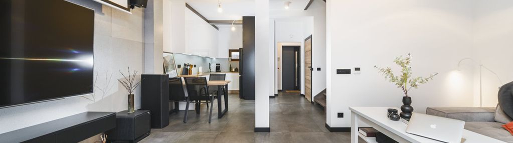 Stylowe mieszkanie 117m2 w zabudowie szeregowej