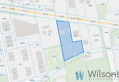 Działka inwestycyjna, usługowa pow. 3 270 m².