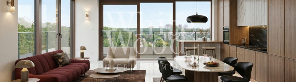 Apartament z widokiem na park regana- bulvar