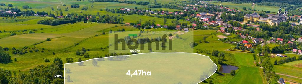 Działka z pięknym widokiem inwestycyjna