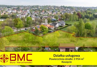 Działka usługowa 3954 m2 koszęcin