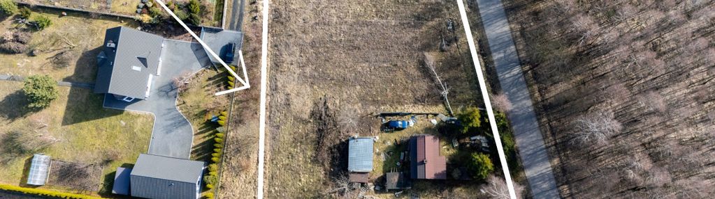 Działka 3000m2 naprzeciw lasu