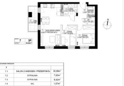 3-pokojowe mieszkanie w ząbkach