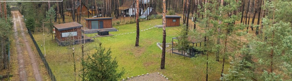 Działka z 2 domkami /jacuzzi/nowe domki/narew