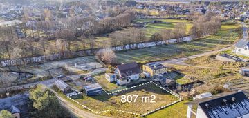 Uzbrojona działka 807 m² | orle | spokojna okolica