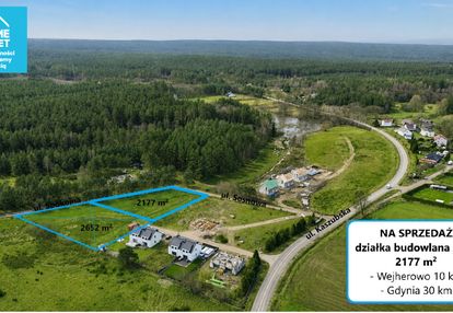 Działka budowlana 2177 m²  – domatówko, gm. puck