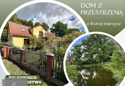 Nieruchomość na wsi, z dużą działką i stawem 140m2