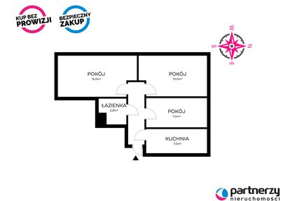 Najtaniej w redłowie! 3 pokoje + kuchnia na 46m2!