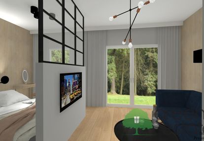 Okazja! wykończone 2 pokoje wśród zieleni