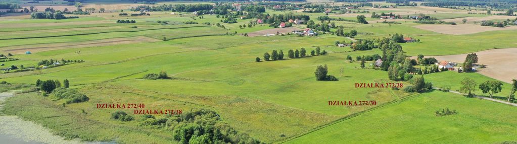 Działka - osada targowo -linia brzegowa.