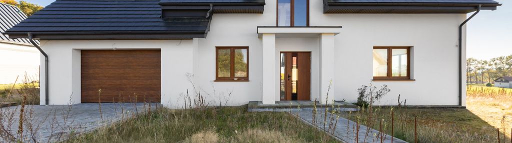 Nowoczesny dom w otoczeniu jeziora i lasu