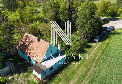 Działka 827 m2 z domem do rem myślęcinek hipiczna