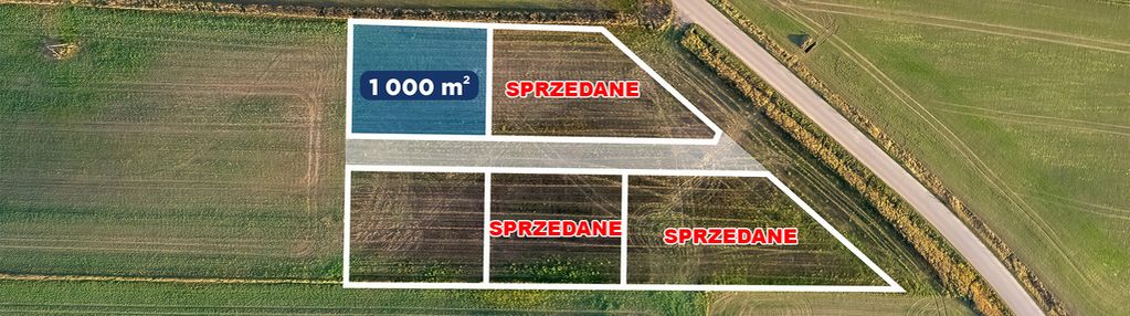 Działki pod zabudowę jednorodzinną w dobrzycy!