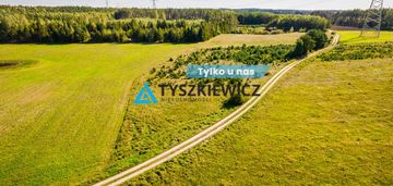 Działka o powierzchni 5,30 ha w gminie kościerzyna