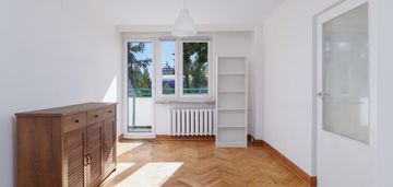 53,6m²-3 pokoje w  sąsiedztwie pola mokotowskiego