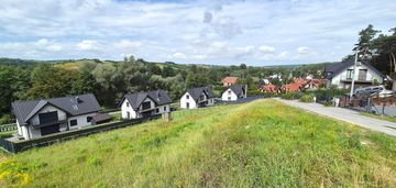 Działka ze wspaniałym widokiem panoramicznym, las, gotowy projekt domu