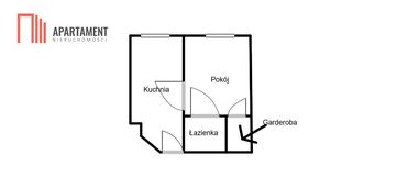 Kawalerka po remoncie - parter
