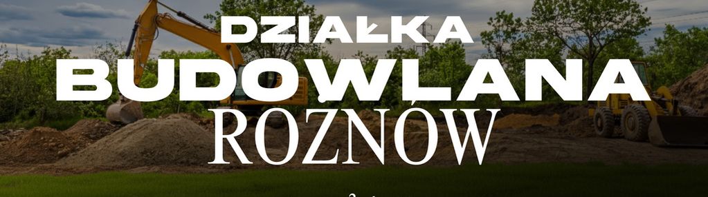 Działka budowlana - okolice jeziora rożnowskiego