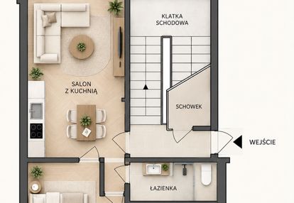 40 m² w kamienicy – warszawa rembertów