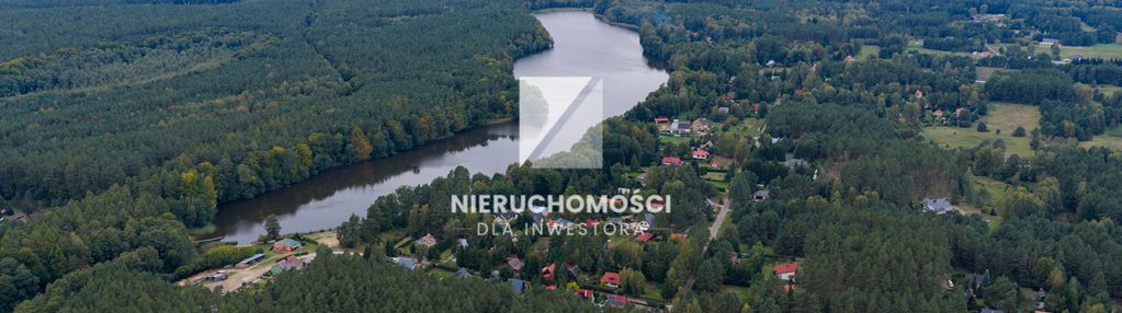 Santoczno,, działka budowlana 1489 mkw przy lesie