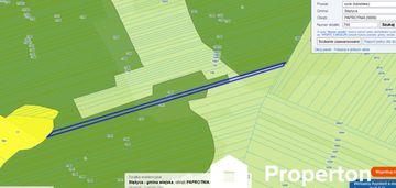 Działka leśna 6400 m²  – paprotnia, gm. stężyca