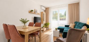 3 pokoje | balkon | klimatyzacja | 100 m od metra