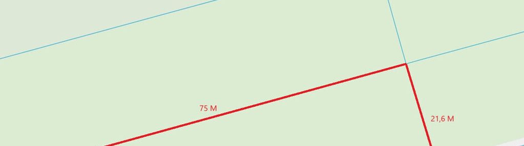 Działka developerska 1737 m²-asfaltowy dojazd.
