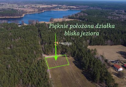 Działka w bliskim sąsiedztwie jeziora i lasu