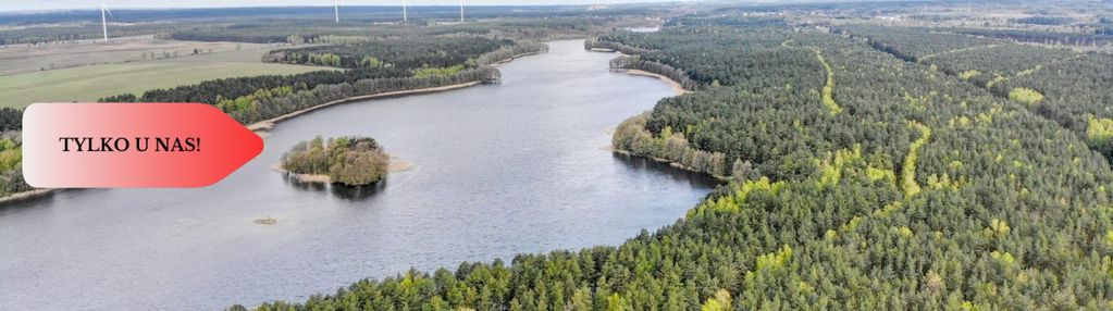 Duża działka nad jeziorem, warunki zabudowy.