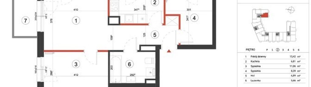 3-pokojowe mieszkanie na włochach