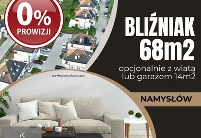 Domy w zabudowie bliźniaczej 68m2 z garażem