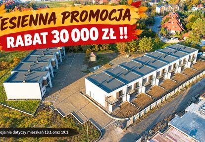 Jesiennapromocja-62m2 z ogródkiem/2 miejsca post.