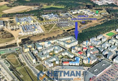 Piątkowo - 2 pokoje ok. 55m² balkon wysoki parter