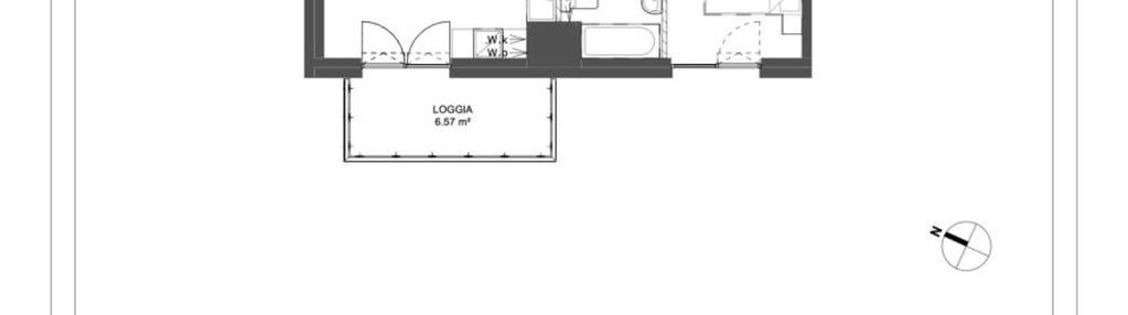 Trzypokojowe mieszkanie z loggią w centrum gdyni