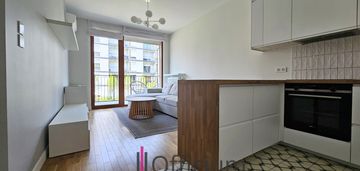 Apartament 38m2, garaż, siłownia i sauna, wilanów.