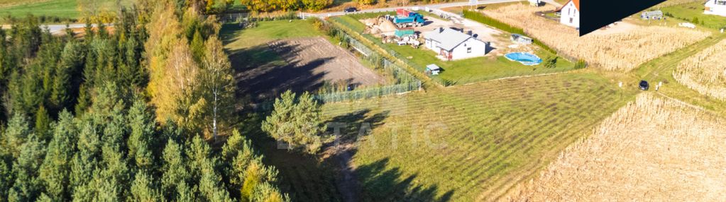 Działka budowlana 1434m2 przy lesie | trąbki małe