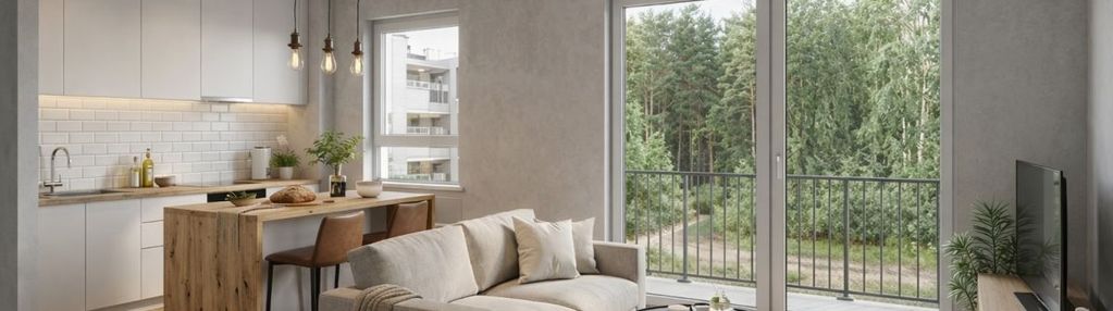 Apartament 3-pokojowy | 63,27 m² | widok na las